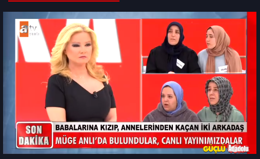 Müge Anlı ile Tatlı Sert'te Merve Naz ve Dilan bulundu!